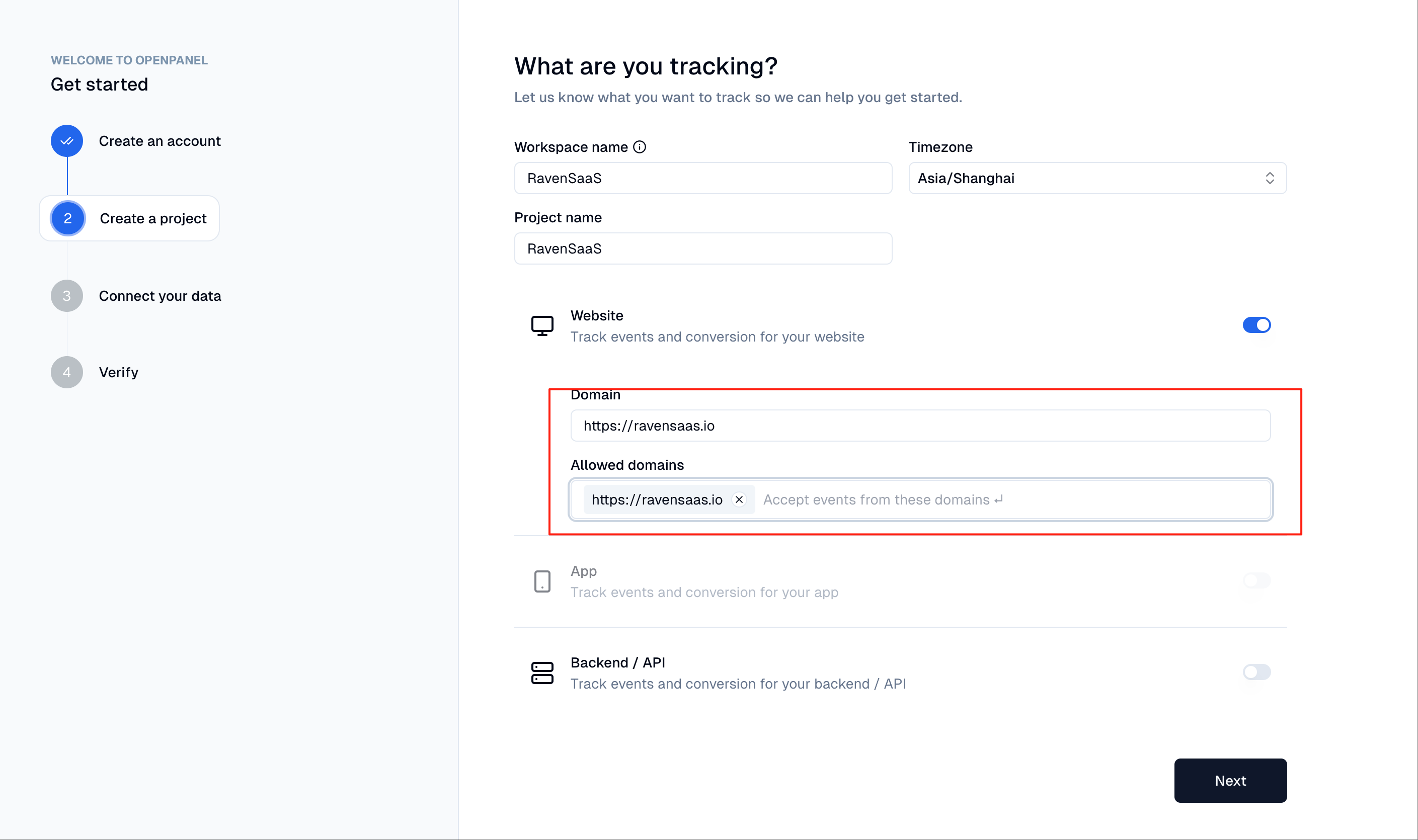 OpenPanel Client